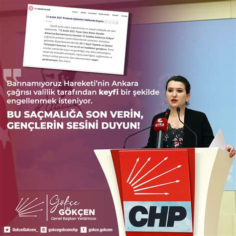C­H­P­ ­G­e­n­e­l­ ­B­a­ş­k­a­n­ ­Y­a­r­d­ı­m­c­ı­s­ı­ ­G­ö­k­ç­e­n­­d­e­n­ ­­G­e­n­ç­l­e­r­i­n­ ­T­a­l­e­p­l­e­r­i­­ ­A­ç­ı­k­l­a­m­a­s­ı­:­
